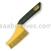 Osborn Plastic Handle Economy Scratch Brush 2 X 14 Row Brass #59911