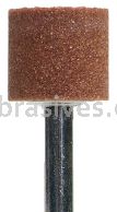 Norton A39 3/4 x 3/4 Gemini 38A M/M4A 1/4 x 1-1/2 Vitrified Bond Mounted Points - A Shapes