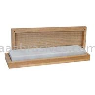 Norton 8 x 2 x 3/4-1 w/ wooden box/Arkansas Hard, Ultra Fine HM8 Bench Oil Stones