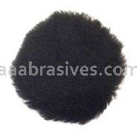 Norton 4" Black Wool Polishing Pad 3/4" Nap