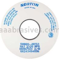 Norton 14 x 1-1/2 x 5 5NQ60-JVS3 Type 01 Straight Wheels