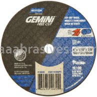 Norton 4 x 1/16 x 3/8 Gemini Free Cut D Sides Reinforced Type 01 Straight Wheels
