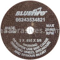 Norton Abrasives 66243534821 3 x .035 x 3/8 Norton BlueFire 5 pk Type 01 Straight Wheels