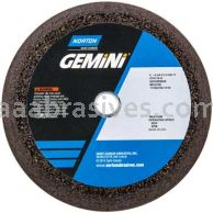 Norton 6 x 4-3/4 x 2 x 5/8-11 Rim 1-1/2 Back 3/4 Gemini 57AC16-Q ME24180 E98728 NCRH Steel Bushing Type 11 Flaring Cup Wheels