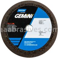 Norton 6 x 4-3/4 x 2 x 5/8-11 Rim 1-1/2 Back 3/4 Gemini 37C16-P ME24180 E98728 NCRH Steel Bushing Type 11 Flaring Cup Wheels