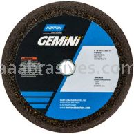 Norton 6 x 4-3/4 x 2 x 5/8-11 Rim 1-1/2 Back 3/4 Gemini 57A16-Q ME24180 E98728 NCRH Steel Bushing Type 11 Flaring Cup Wheels