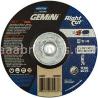 Norton 6 x .045 x 5/8-11 Gemini RightCut Type 27 Depressed Center Wheels