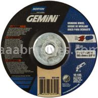 Norton 6 x 1/4 x 5/8-11 Gemini Disc Type 27 Depressed Center Wheels