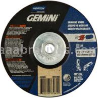 Norton 6 x 1/8 x 5/8-11 Gemini Type 27 Depressed Center Wheels