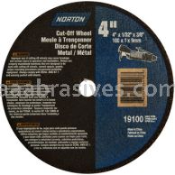 Norton 4 x 1/32 x 3/8/Gemini//Type 01 Straight Wheels