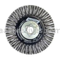 Norton 4-1/2x.020x5/8-11/Carbon Steel/*Bulk Packed/Stringer Bead Knot Wire Wheel Brushes - For Steel