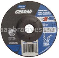 Norton Abrasives 66252842017 4 x 1/8 x 5/8 Norton Gemini Mini Disc Type 27 Depressed Center Wheels