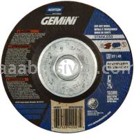 Norton Abrasives 66252842027 4-1/2 x 3/32 x 5/8-11 Gemini Stainless Steel Type 27 Depressed Center Wheels