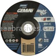 Norton Abrasives 66252842176 6 x .045 x 7/8 Norton Gemini RightCut 5 pk   Type 27 Depressed Center Wheels