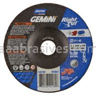 Norton Abrasives 66252842180 4 x .045 x 5/8 Norton Gemini RightCut Type 27 Depressed Center Wheels