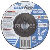 Norton Abrasives 66252843180 4 x 1/4 x 5/8 Norton BlueFire Foundry Type 27 Depressed Center Wheels