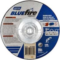 Norton Abrasives 66252843185 7 x 1/4 x 5/8-11 Norton BlueFire Fastcut Type 27 Depressed Center Wheels