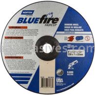 Norton Abrasives 66252843188 9 x 1/4 x 7/8 BlueFire Fastcut Type 27 Depressed Center Wheels