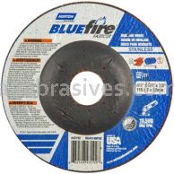 Norton Abrasives 66252843192 4-1/2 x 1/4 x 7/8 Norton BlueFire Fastcut Type 27 Depressed Center Wheels