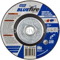 Norton Abrasives 66252843193 4-1/2 x 1/4 x 5/8-11 Norton BlueFire Fastcut Type 27 Depressed Center Wheels