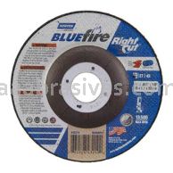 Norton Abrasives 66252843219 4-1/2 x 1/16 x 7/8 Norton BlueFire RightCut Type 27 Depressed Center Wheels
