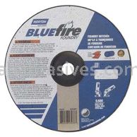 Norton Abrasives 66252843238 9 x 1/8 x 7/8 Norton BlueFire Foundry Type 27 Depressed Center Wheels