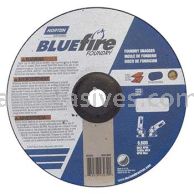 Norton Abrasives 66252843239 9 x 1/4 x 7/8 Norton BlueFire Foundry   Type 27 Depressed Center Wheels
