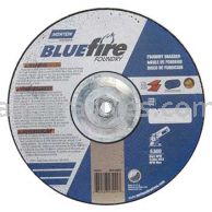 Norton Abrasives 66252843241 9 x 1/4 x 5/8-11 Norton BlueFire Foundry   Type 27 Depressed Center Wheels