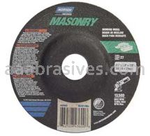 Norton Abrasives 66252843600 4-1/2 x 1/4 x 7/8 Norton Masonry Type 27 Depressed Center Wheels