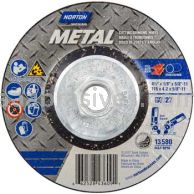 Norton Abrasives 66252843609 4-1/2 x 1/8 x 5/8-11 Norton Metal Type 27 Depressed Center Wheels