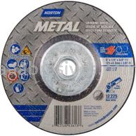 Norton Abrasives 66252843613 5 x 1/4 x 5/8-11 Norton Metal Type 27 Depressed Center Wheels