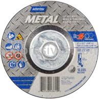 Norton Abrasives 66252843615 5 x 1/8 x 5/8-11 Norton Metal Type 27 Depressed Center Wheels