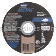 Norton Abrasives 66252843845 4-1/2 x .060 x 7/8 Norton Metal Type 01 Straight Cutting Wheels