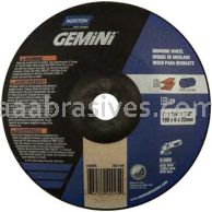 Norton 7 x 1/4 x 7/8 Gemini Type 28 Depressed Center Saucer Wheels