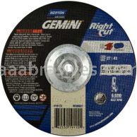 Norton 9 x 1/16 x 5/8-11 Gemini Disc Type 27 Depressed Center Wheels