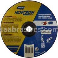 Norton 9 x 1/8 x 7/8 Norzon Plus Type 27 Depressed Center Wheels