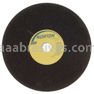 Norton 12 x 7/8 x 1-1/4 Norzon Sawgumming SG2981 R Sides  Hole Cemented Type 01 Straight Wheels