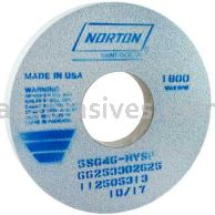 Norton 14 x 1-1/2 x 5 5SG46-HVSP Type 01 Straight Wheels