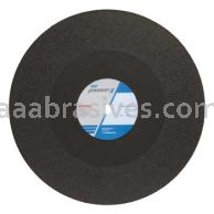 Norton Abrasives 66253347699 20 x 3/16 x 1 Norton FoundryX NV24-Y-B97B R Sides Internal Reinforced -B Type 01 Straight Cutting Wheels