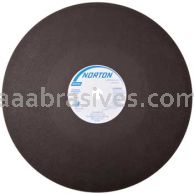 Norton Abrasives 66253347722 30 x 1/4 x 1-3/4 Norton FoundryX NV24-T-B75B R Sides Internal Reinforced B Type 01 Straight Grinding Wheels