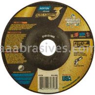 Norton Abrasives 66253370796 5 x 1/4 x 7/8 Norton Quantum 3 Type 27 Depressed Center Wheels