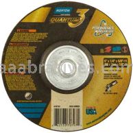 Norton Abrasives 66253370797 6 x 1/4 x 5/8-11 Norton Quantum 3 Type 27 Depressed Center Wheels
