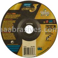Norton Abrasives 66253370798 6 x 1/4 x 7/8 Norton Quantum 3 Type 27 Depressed Center Wheels