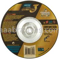 Norton Abrasives 66253370799 7 x 1/4 x 5/8-11 Quantum 3 Type 27 Depressed Center Wheel