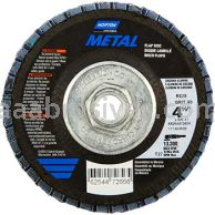 4-1/2 x 5/8-11  40 Grit Merit Metal Type 27 Fiberglass Plate Flap Discs