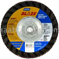 Norton 7 x 5/8-11 120 Grit Norton SG Blaze Type 27 R980 Flap Discs