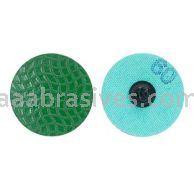 3" TR 60 Grit Green Flexible Diamond Quick Change Discs