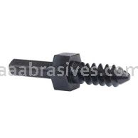 Norton  2"///Threaded Mandrel for Unified Wheels
