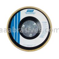 Norton  5" x 5/16-24 Male 10,000 RPM Norton Surf Blend Hook & Loop back-up pad