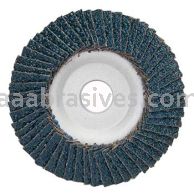 6 x 7/8 36 Merit Type 29 Fiberglass Plate Zirc Powerflex Flap Discs